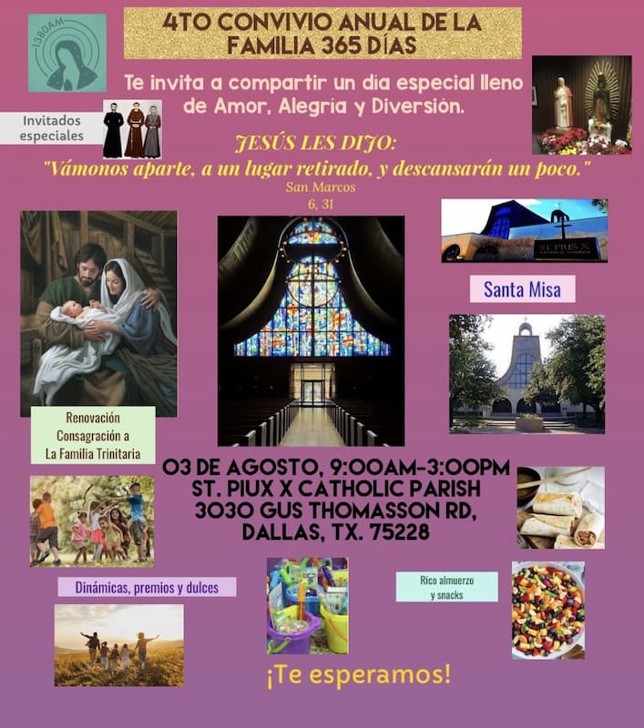 Evento VGM Convivio Anual de la Familia 365 Dias 3 agosto 2024