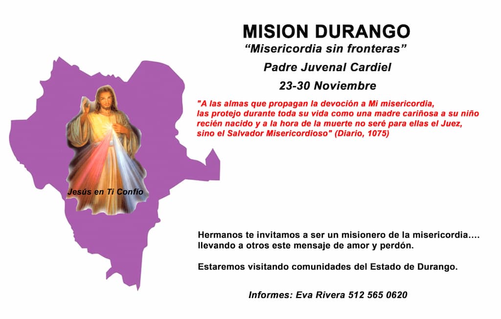 Evento VGM Mision Durango 23 a 30 noviembre 2024