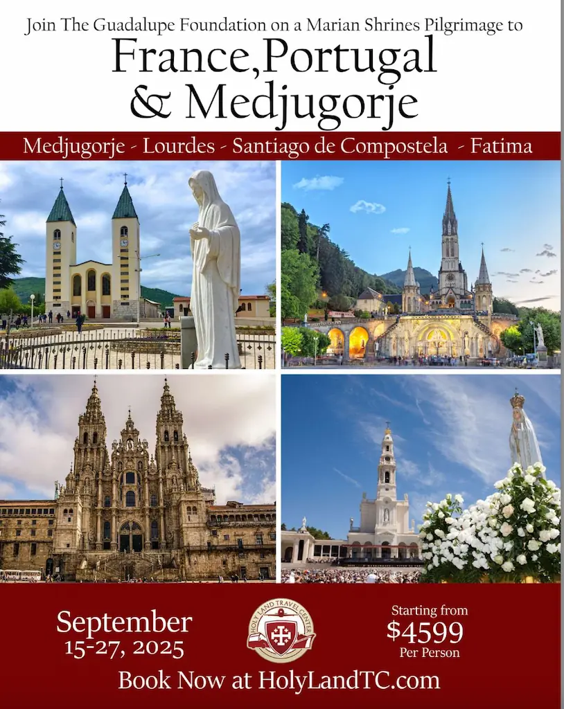 Viaje VGM France Portugal Medjugorje 15-27 septiembre 2025